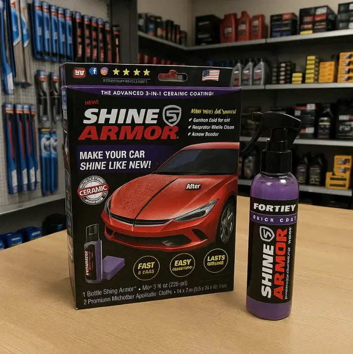 Shine Armor – Sprej për larje dhe lustrim të makinës